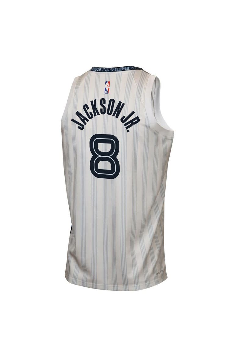 Youth Nike Jaren Jackson Jr. White Memphis Grizzlies 2025/26 City Edition Swingman Jersey, Alternate, color, White