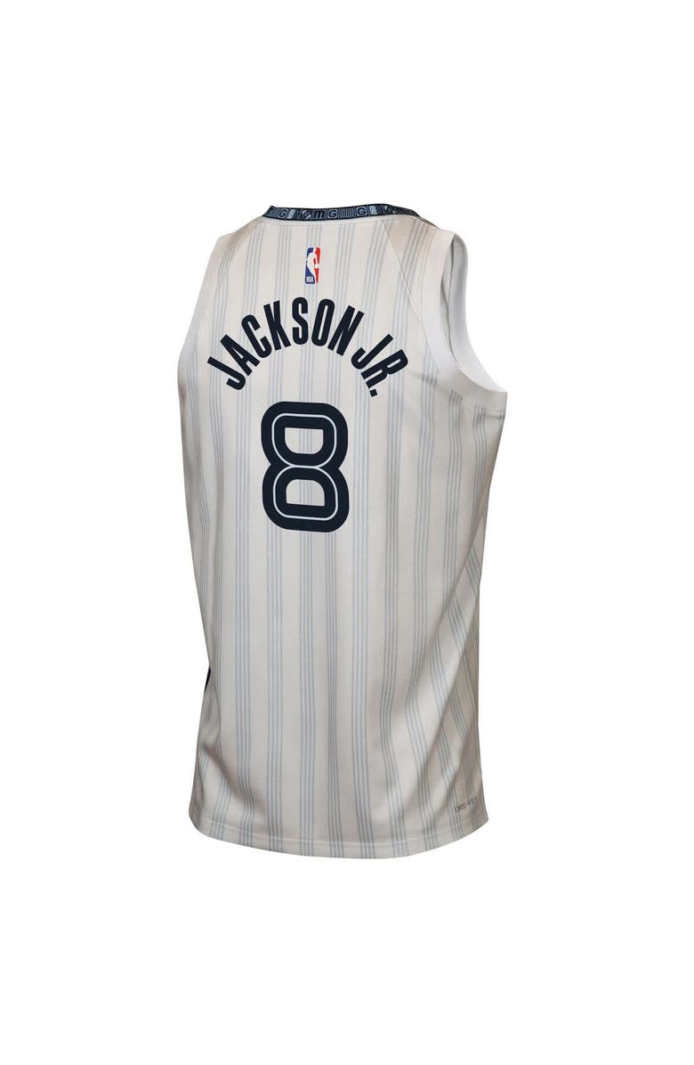 Nike Youth Nike Jaren Jackson Jr. White Memphis Grizzlies 2025/26 City Edition Swingman Jersey, Alternate, color, White