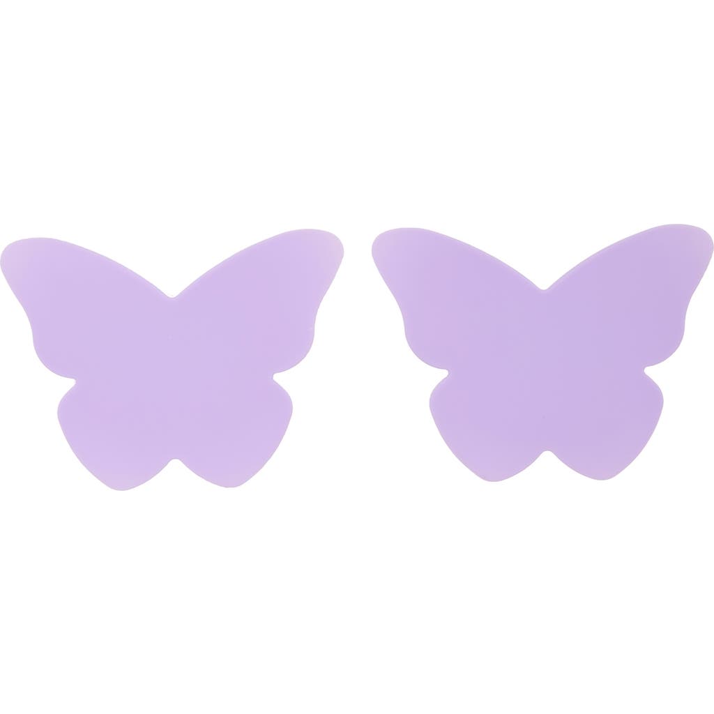 Tita Butterfly Reusable Nipple Covers In Purple