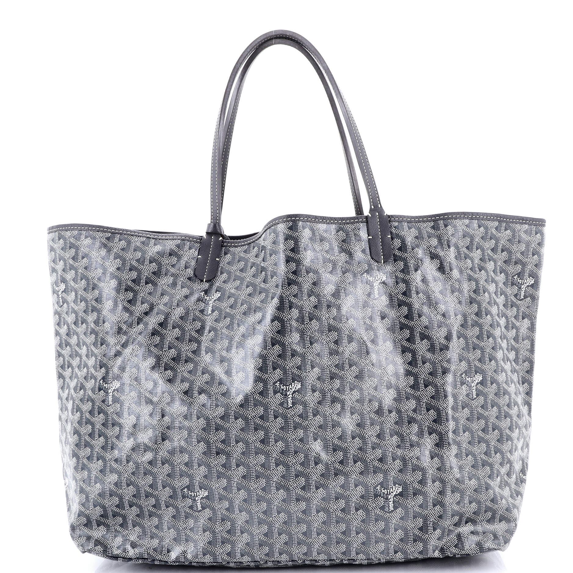 Pre-Owned Goyard Saint Louis Tote Coated Canvas GM, Main, color, 