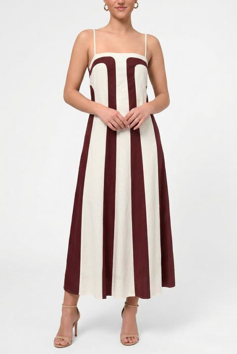 Eleni Linen Maxi Dress