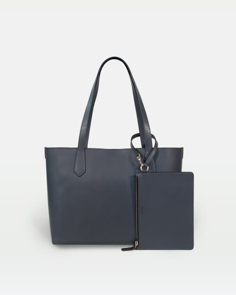 Elba Structured Tote In Vegetable-Tanned Leather