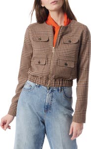 DO by Dee Ocleppo Lena Check Zip-Up Jacket