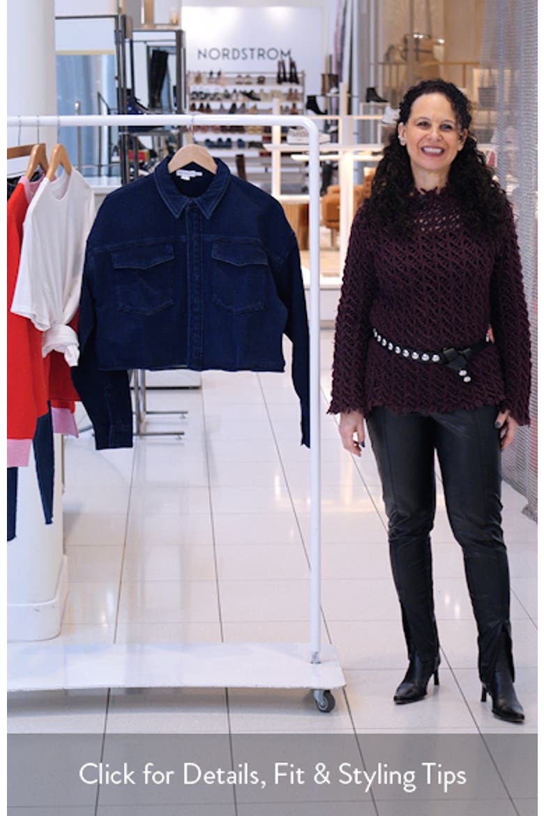 Jeanius Crop French Terry Jacket video