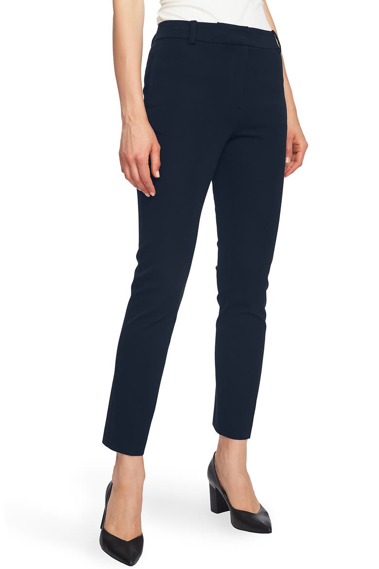 Stretch Twill Slim Ankle Pants, Main, color, BLUE NIGHT