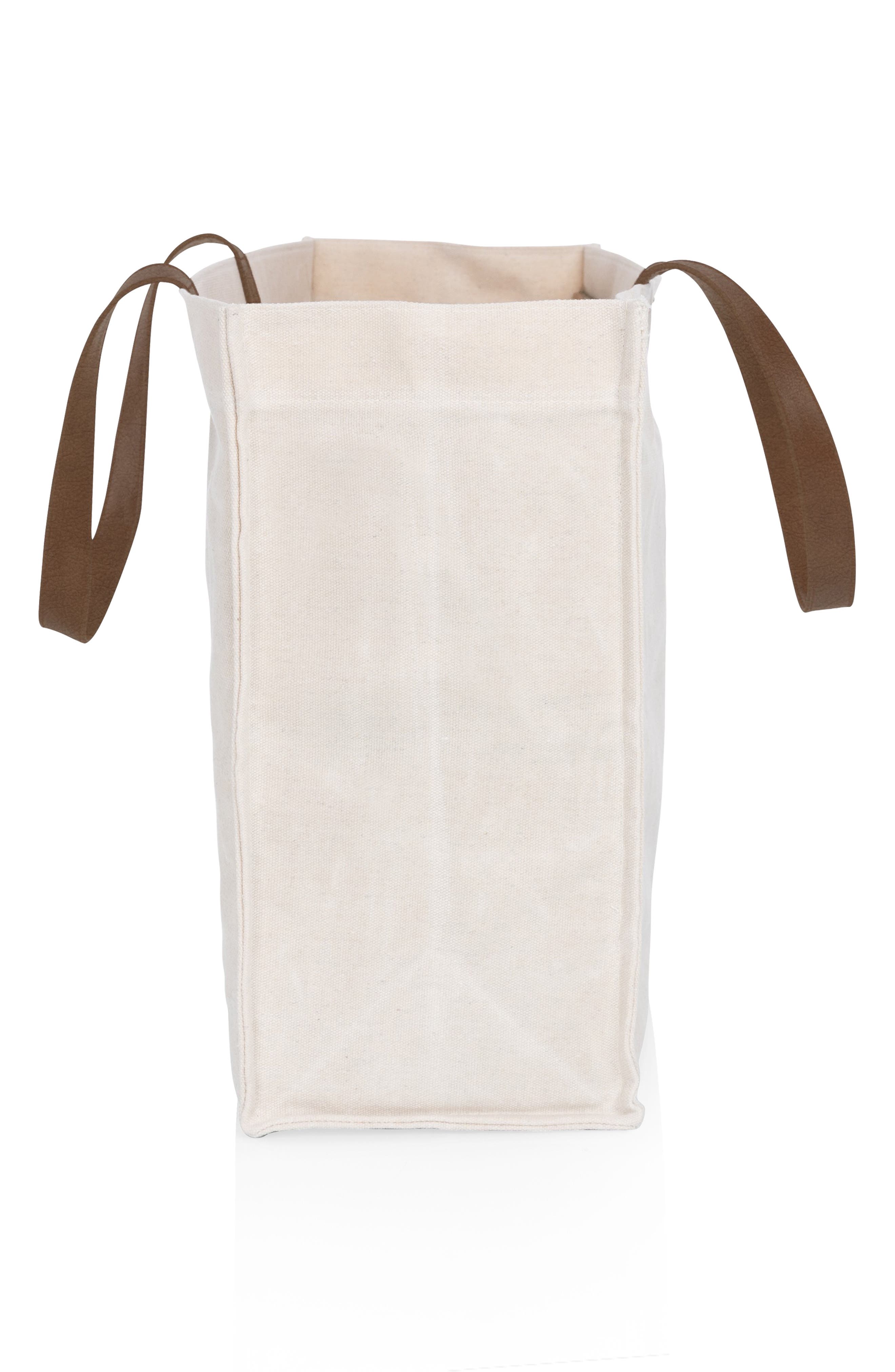 Market Large Waxed Canvas Tote, Alternate, color, BEIGE