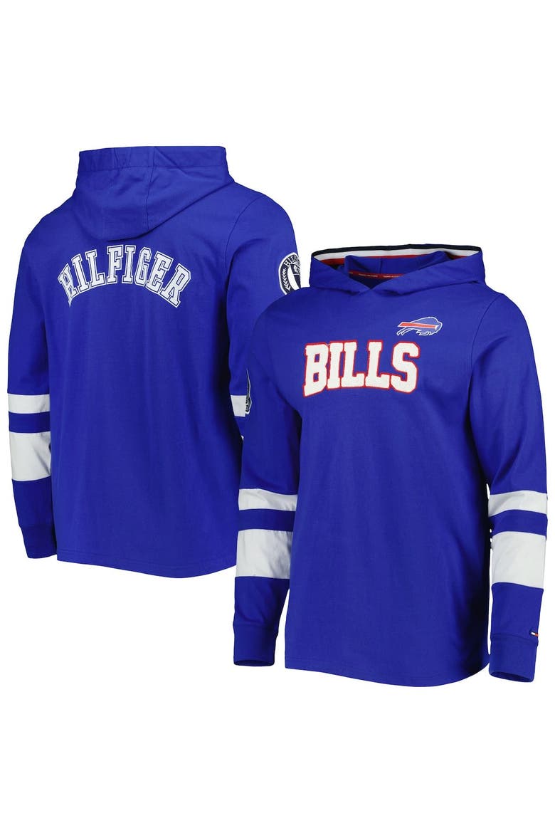 Men's Tommy Hilfiger Royal/White Buffalo Bills Alex Long Sleeve Hoodie T-Shirt, Main, color, Royal