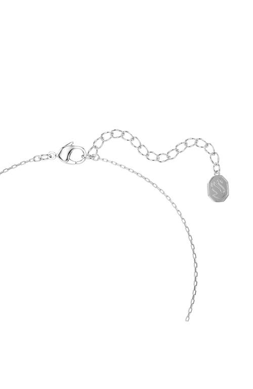 Swarovski Magic Snowflake Rhodium Plated Earring And Necklace Set In Multi