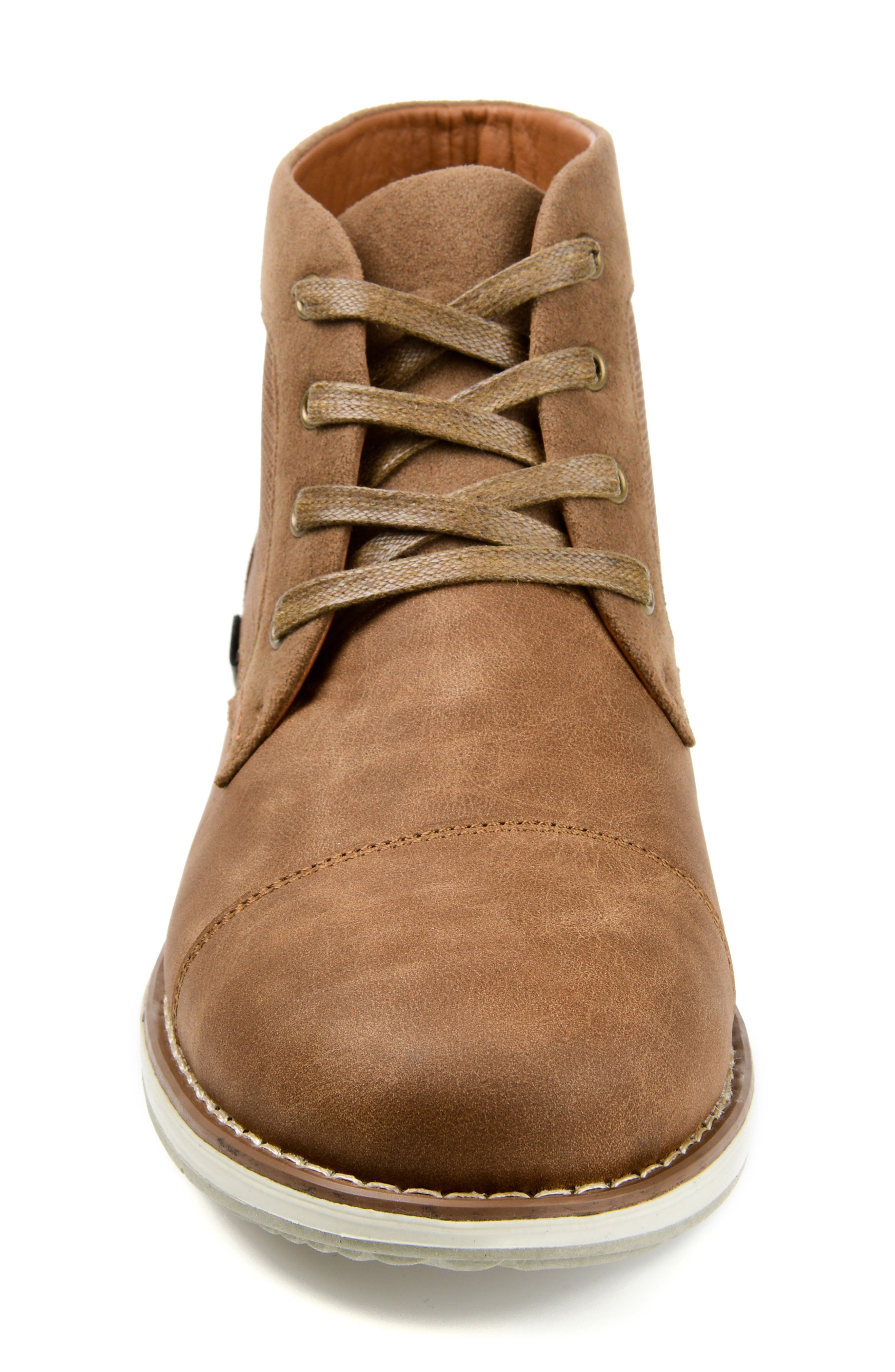 VANCE CO Austin Cap Toe Chukka Boot - Wide Width, Alternate, color, Tan