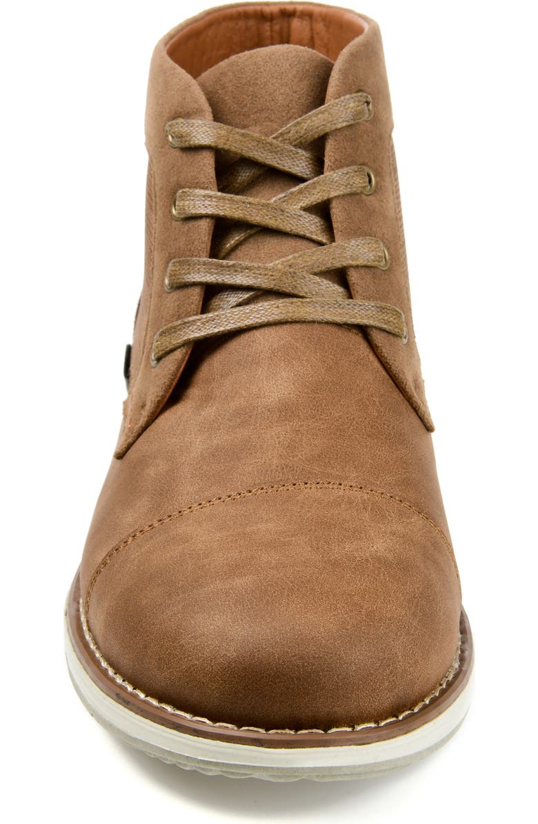 VANCE CO Austin Cap Toe Chukka Boot - Wide Width, Alternate, color, Tan