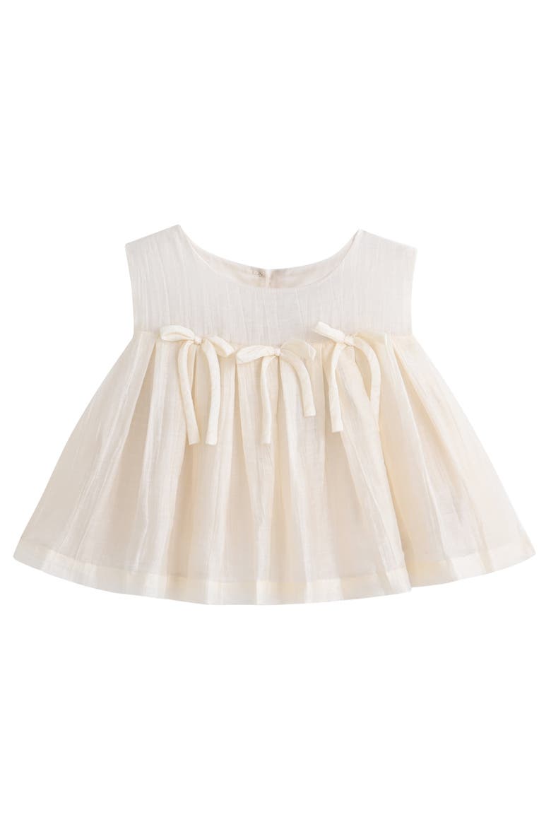 Skirt Set with Bows, Alternate, color, White