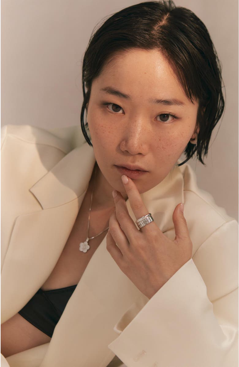 LOUPN Together Ring, Alternate, color, Silver