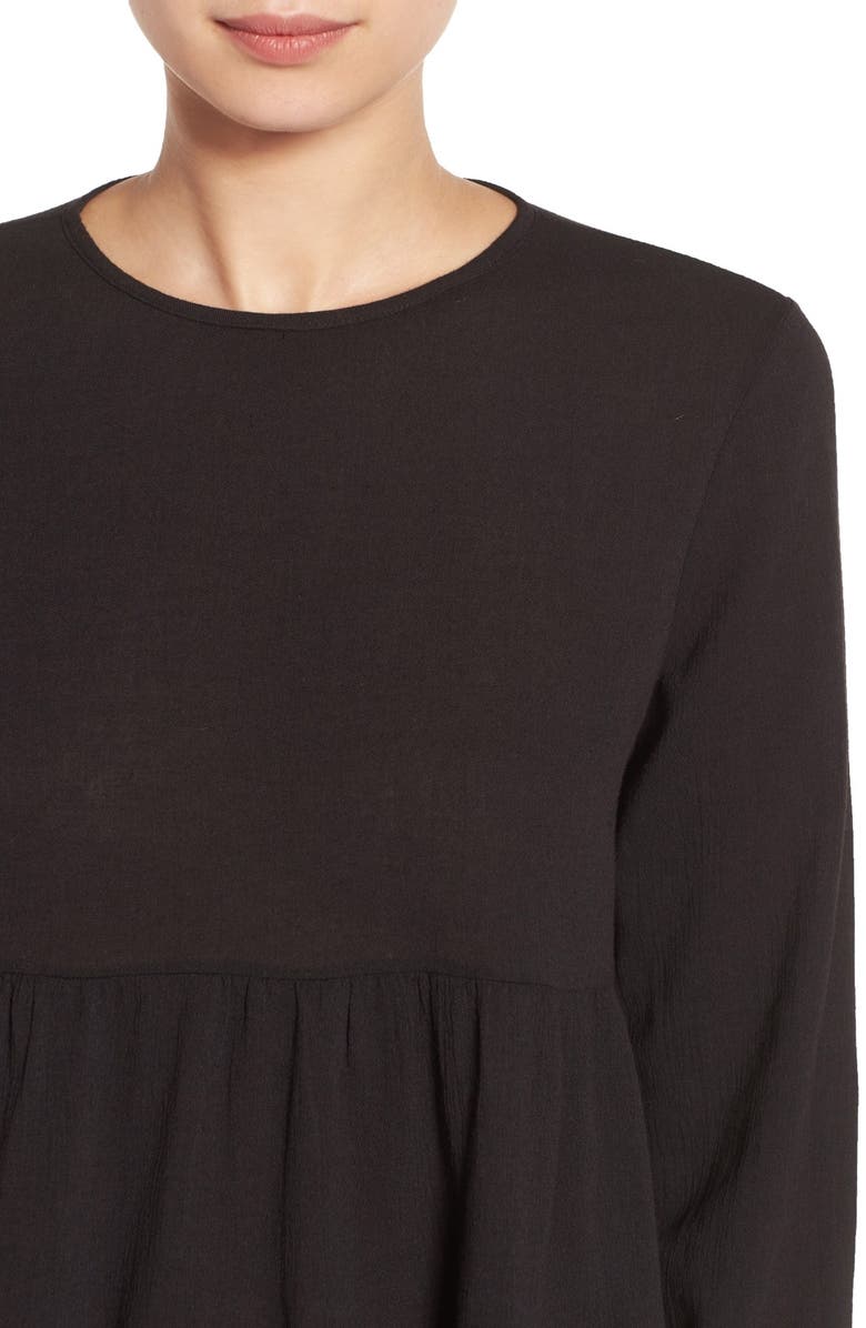 SINCERELY JULES 'Frida' Tiered Hem Cotton Blouse, Alternate, color, 