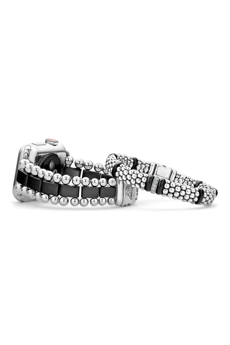 Smart Caviar Apple Watch® Watchband & Bracelet Set, Main, color, SILVER
