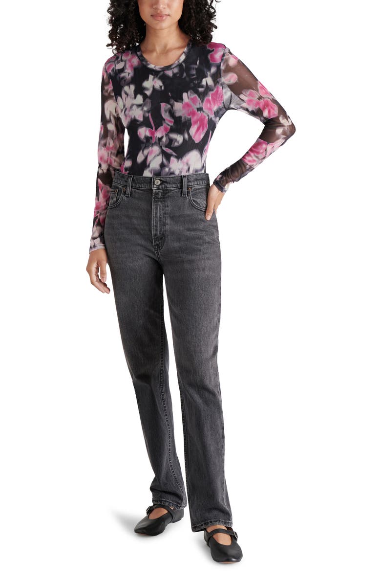 Steve Madden Azure Mesh Bodysuit, Alternate, color, 