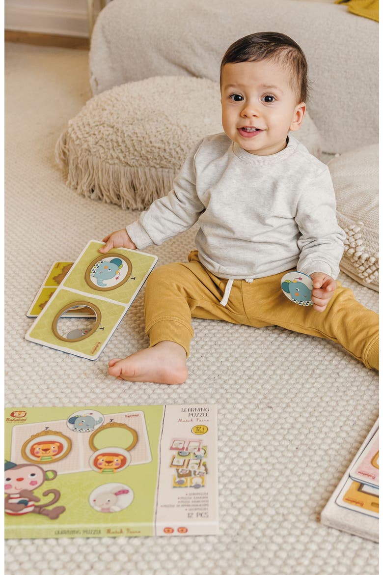 Match Pairs & Patterns Learning Puzzle Set, Alternate, color, Multi