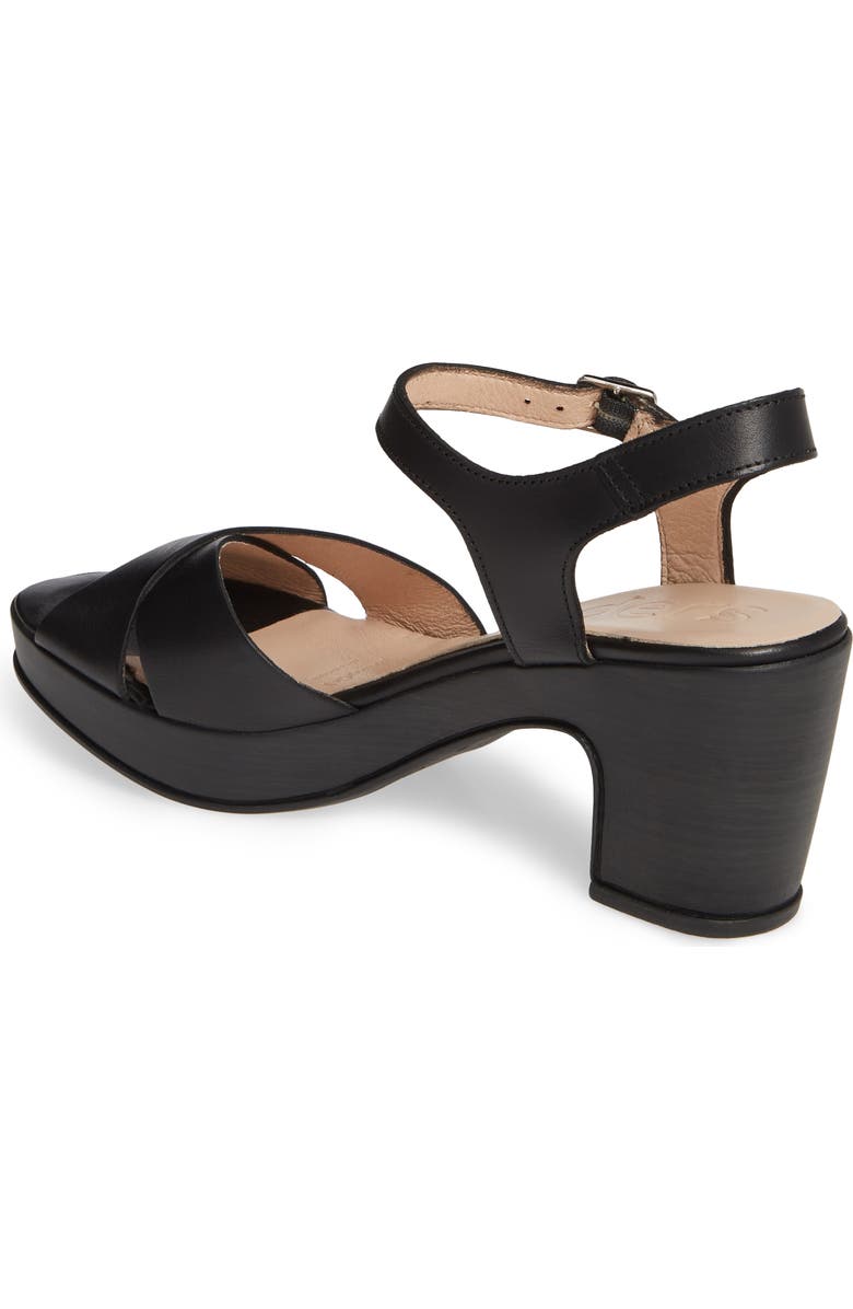 Wonders Platform Sandal, Alternate, color,