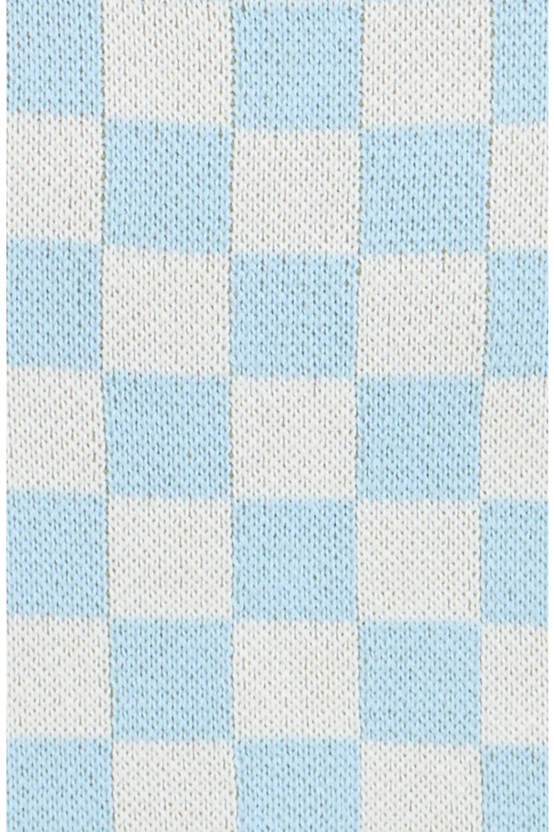 Kids' Check Floral Sweater Vest, Alternate, color, BLUE