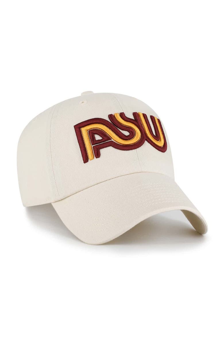 Men's '47 Sand Arizona State Sun Devils Vault Clean Up Adjustable Hat, Alternate, color, Sand
