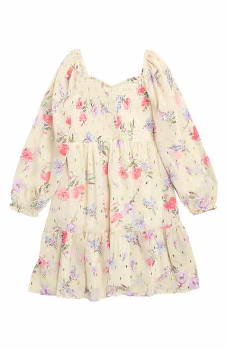 Zunie Kids' Long Sleeve Babydoll Dress