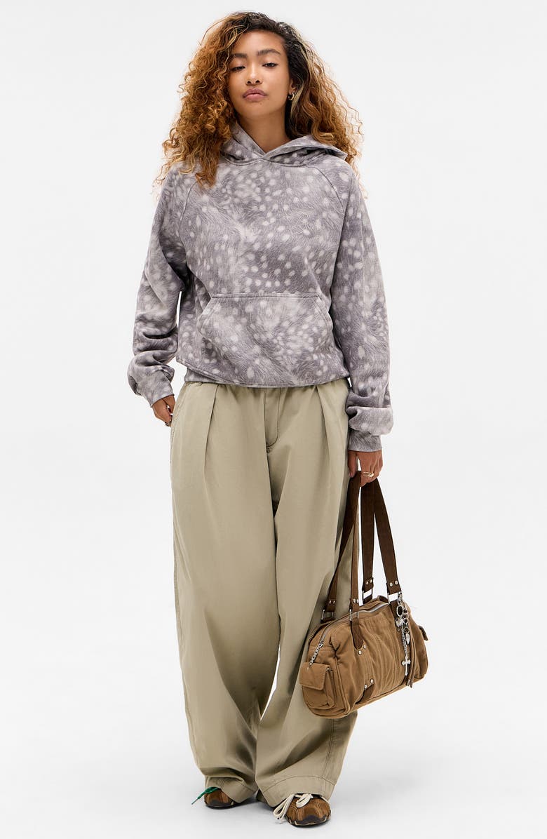 BDG Urban Outfitters Deer Print Hoodie, Alternate, color, Grey