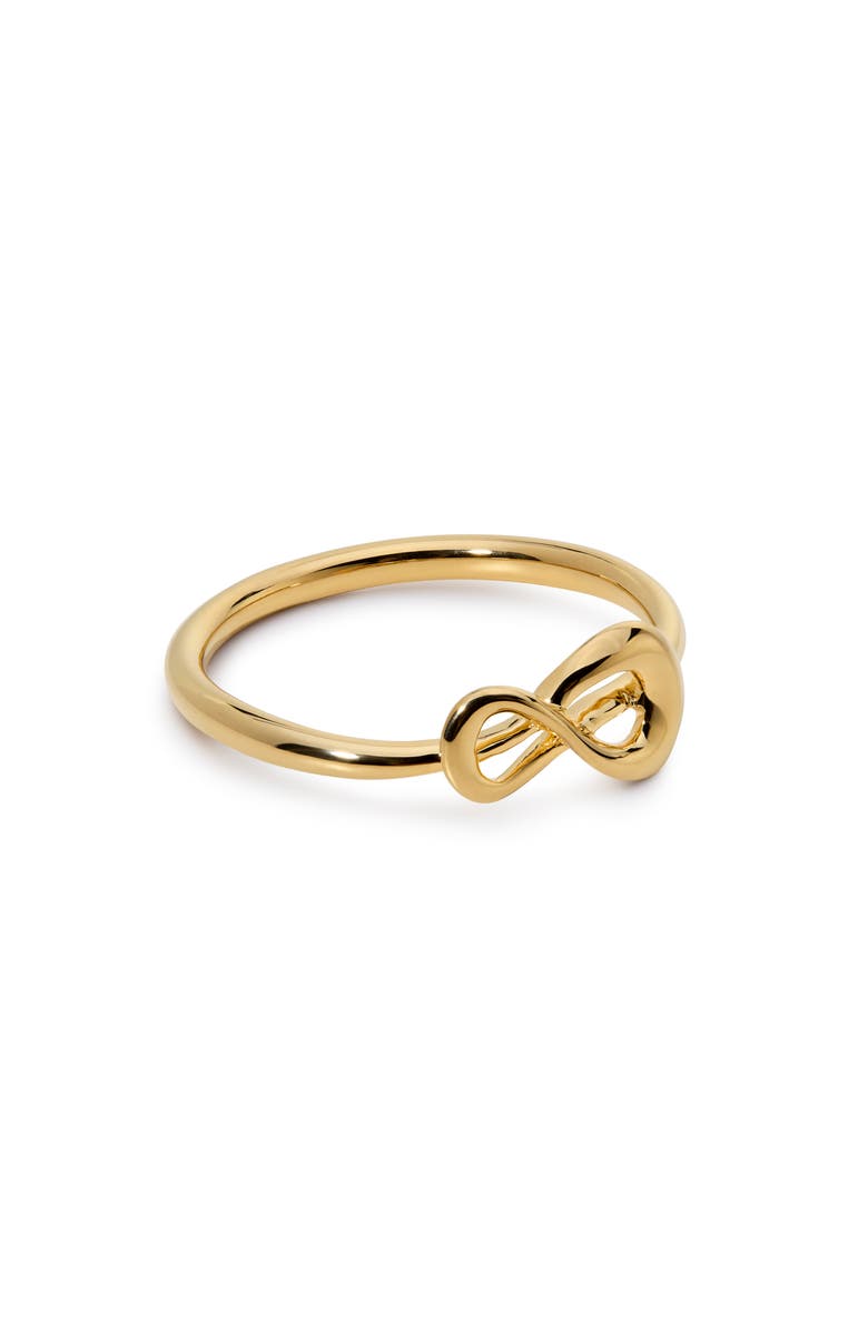 Monica Vinader Infinity Ring, Main, color, 18Ct Gold Vermeil