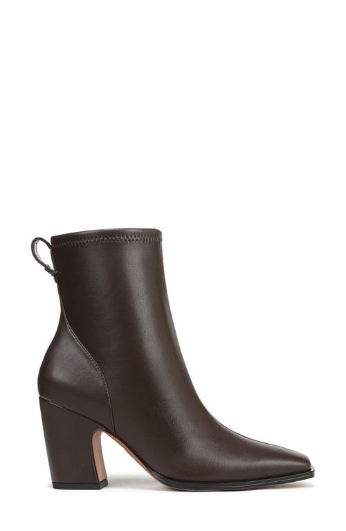 Franco Sarto Jayton Square Toe Bootie In Brown