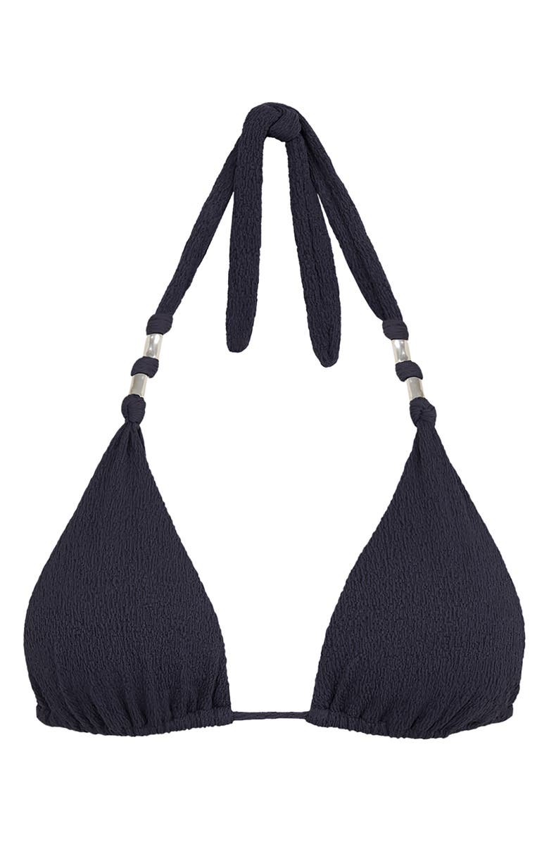 ViX Paula Hermanny Firenze Paula Triangle Bikini Top, Alternate, color, Blue