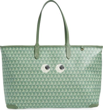 Anya Hindmarch I Am a Plastic Bag Wink Eyes Recycled Coated Anya Hindmarch I Am a Plastic Bag Wink Eyes Recycled Coated