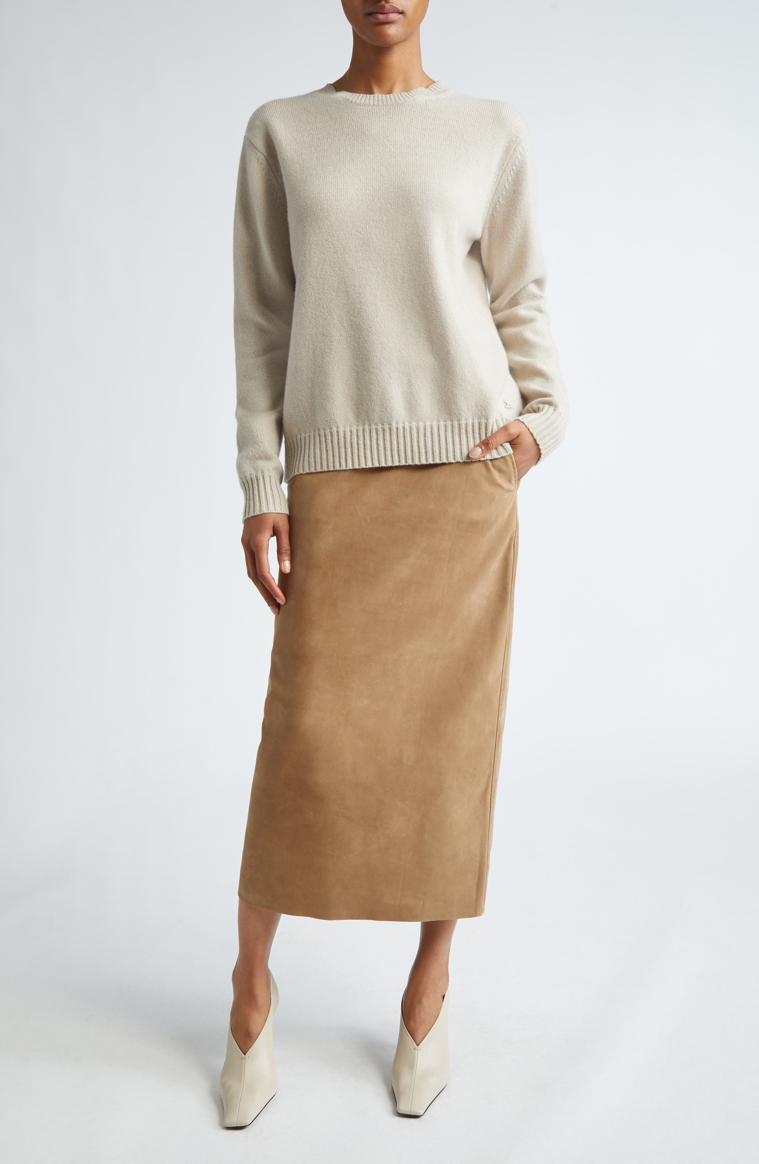 Viglio Wool & Cashmere Crewneck Sweater - image 2