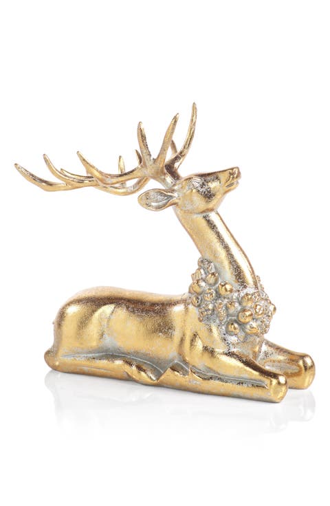 Sitting Deer Figurine
