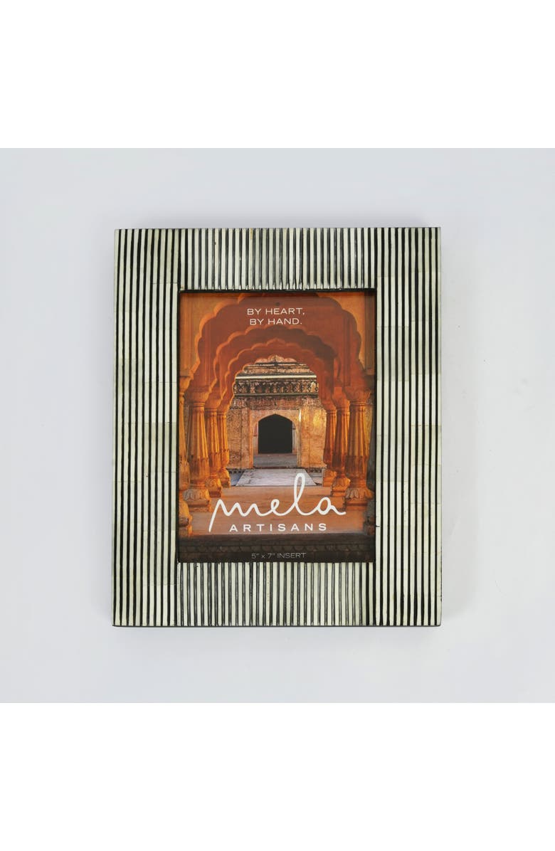 Mela Artisans Pinstripe Inlay Picture Frame, Main, color,