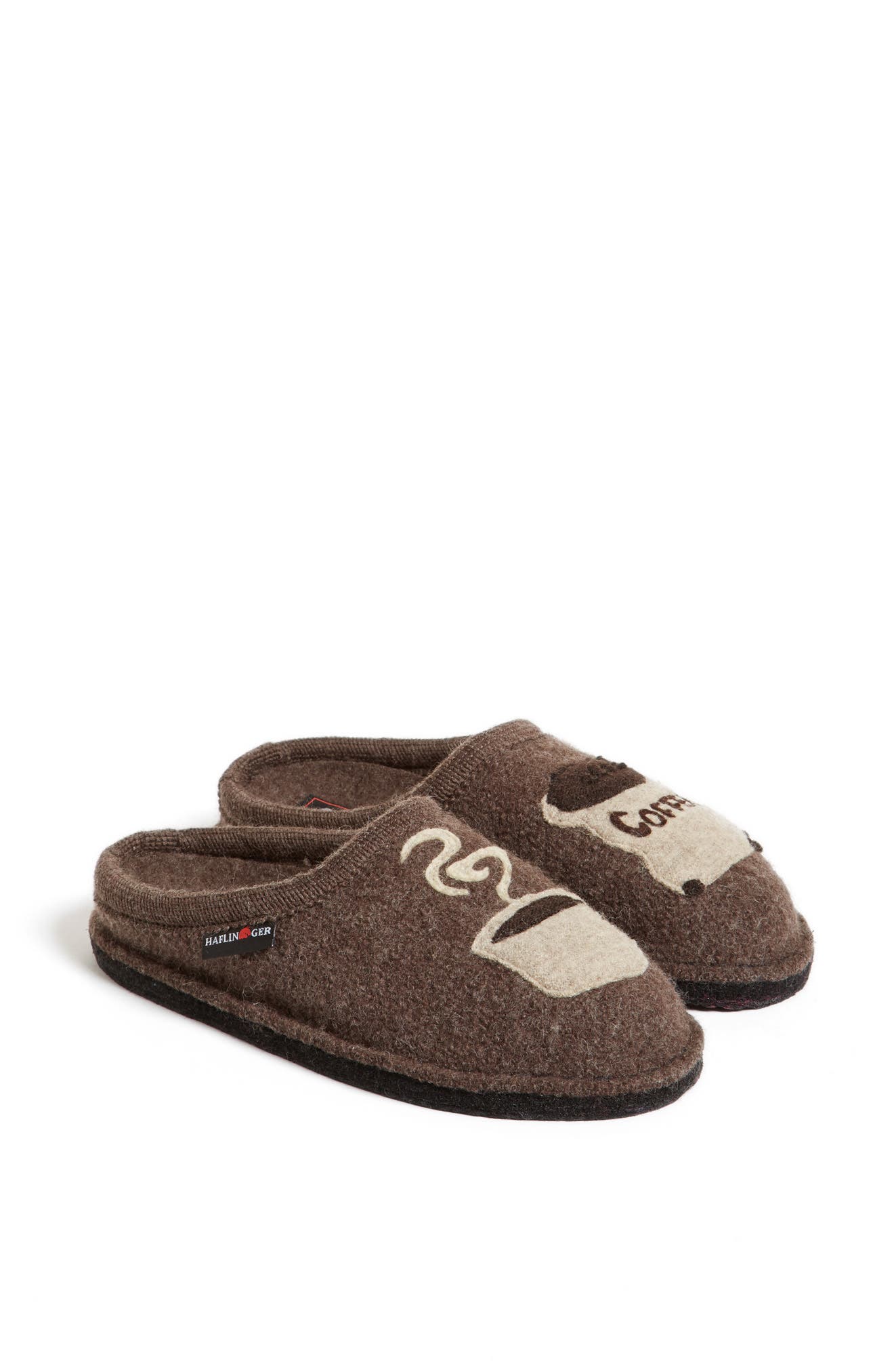 Haflinger 'Coffee' Slipper, Alternate, color, 