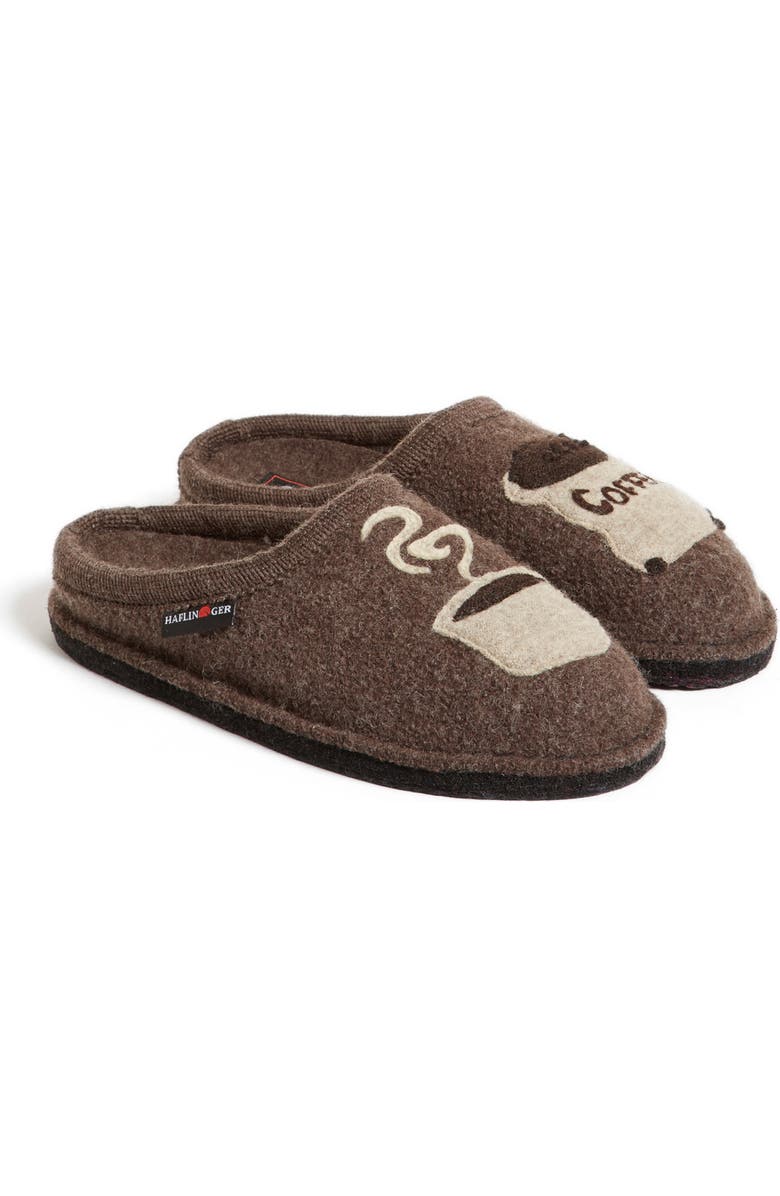 Haflinger 'Coffee' Slipper, Alternate, color,