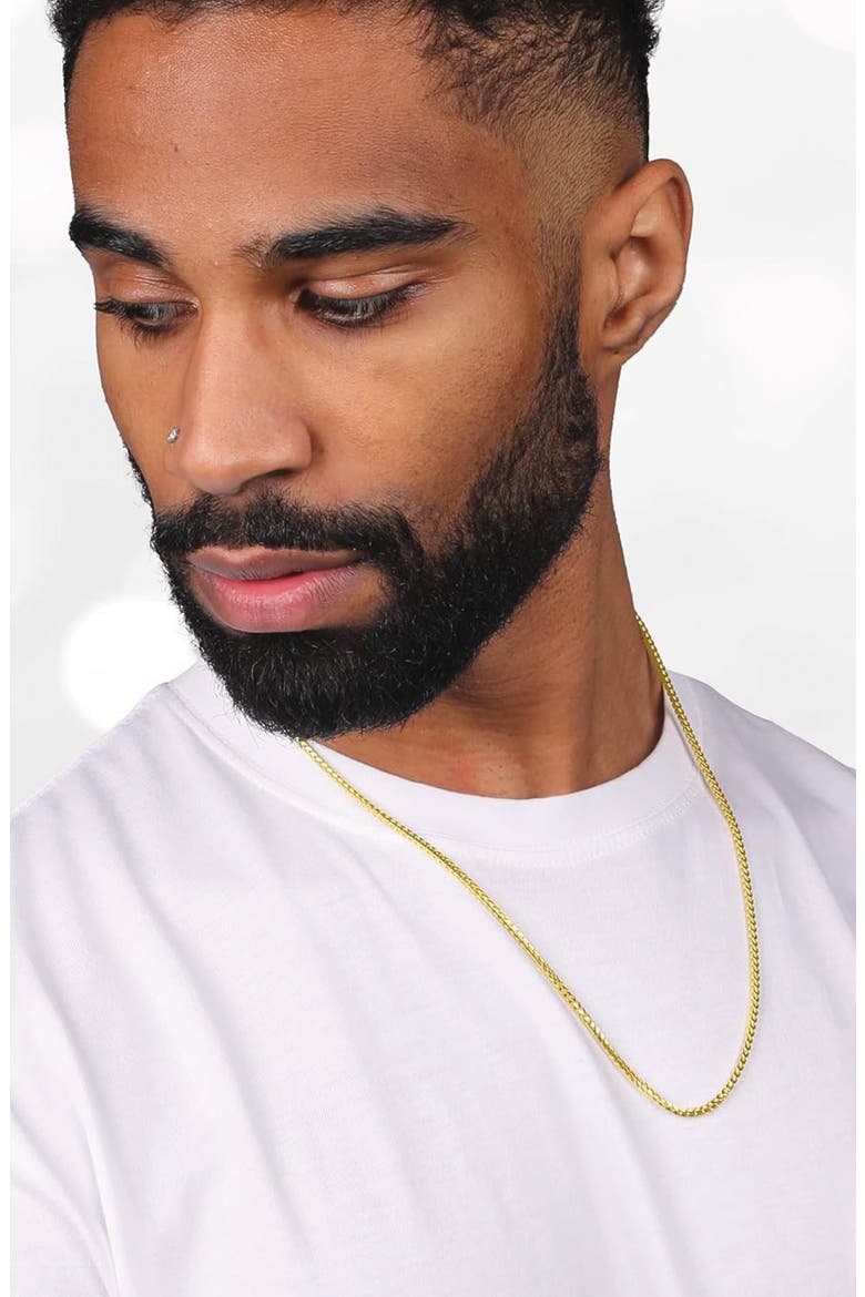 Palma Chain Necklace, Alternate, color, GOLD