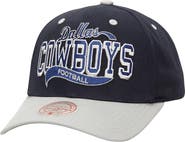 Mitchell & Ness Navy Dallas Cowboys Block Sweep Pro Adjustable Hat
