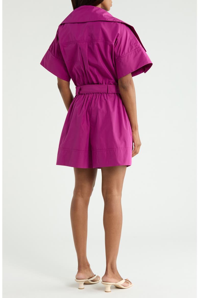 Utility Belted Romper, Alternate, color, MULBERRY
