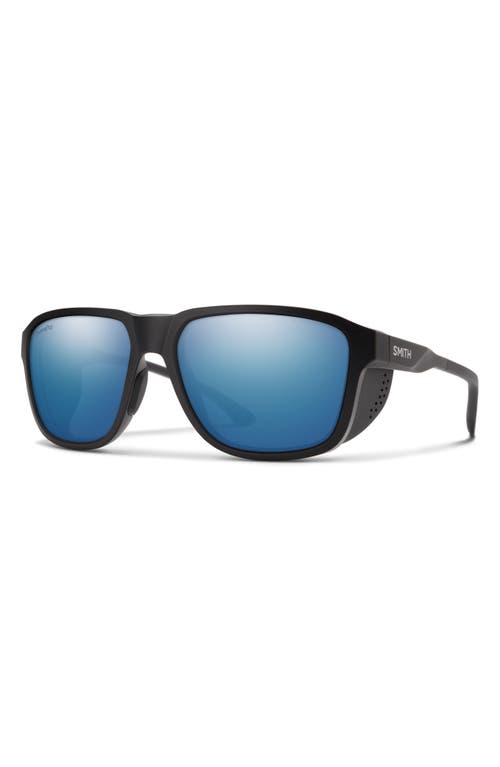 Smith Embark 58mm Chromapop™ Polarized Square Sunglasses In Black