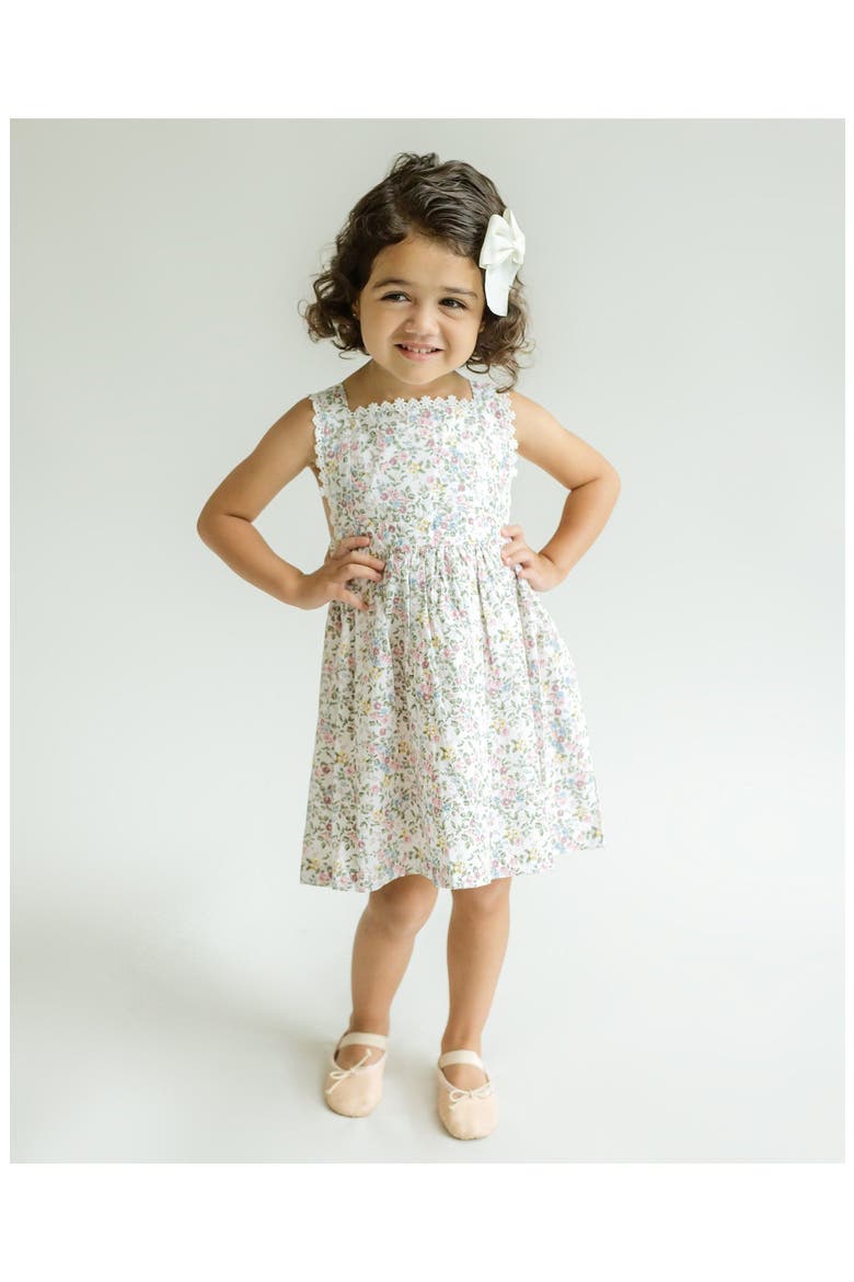 Ana Pinafore Dress, Alternate, color, Pink Multi