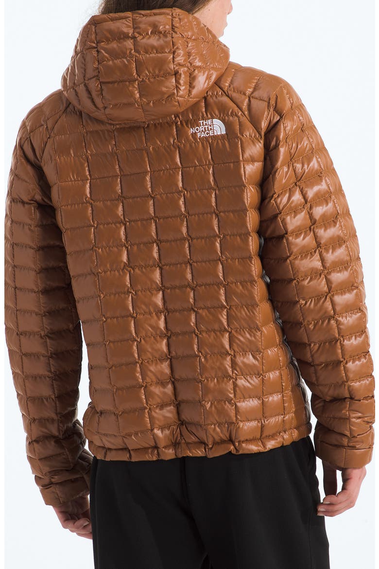 Thermoball Quilted Hooded Jacket, Alternate, color, BURNT UMBER