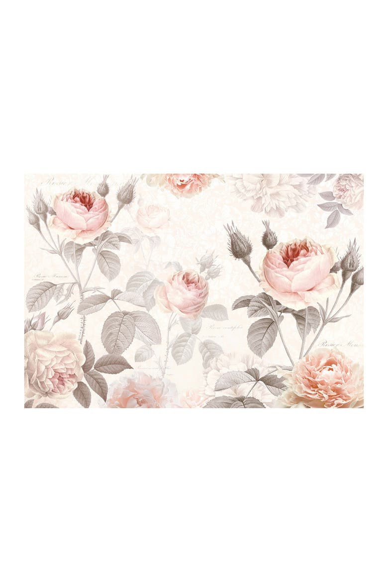 La Maison Wall Mural, Alternate, color, PINK
