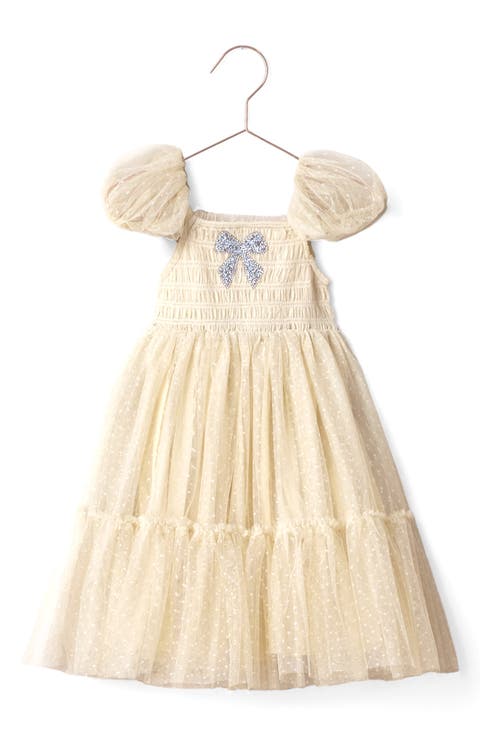 Kids' Clara Swiss Dot Tulle Dress
