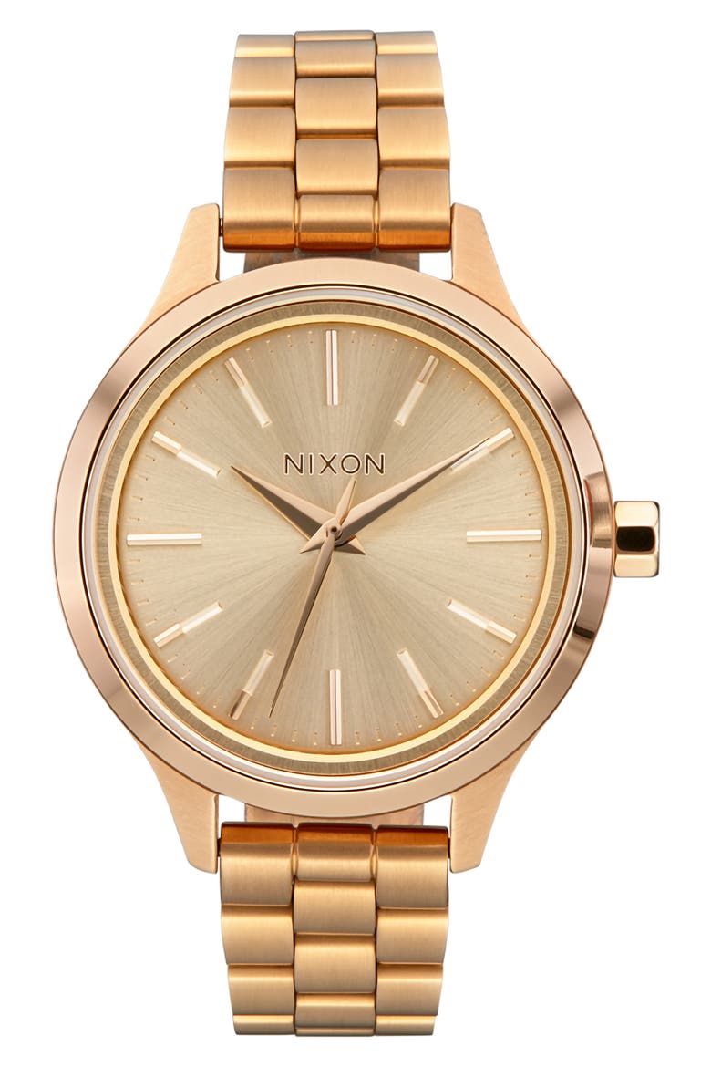 Optimist Bracelet Watch, 33.5mm, Main, color, ALL LIGHT GOLD