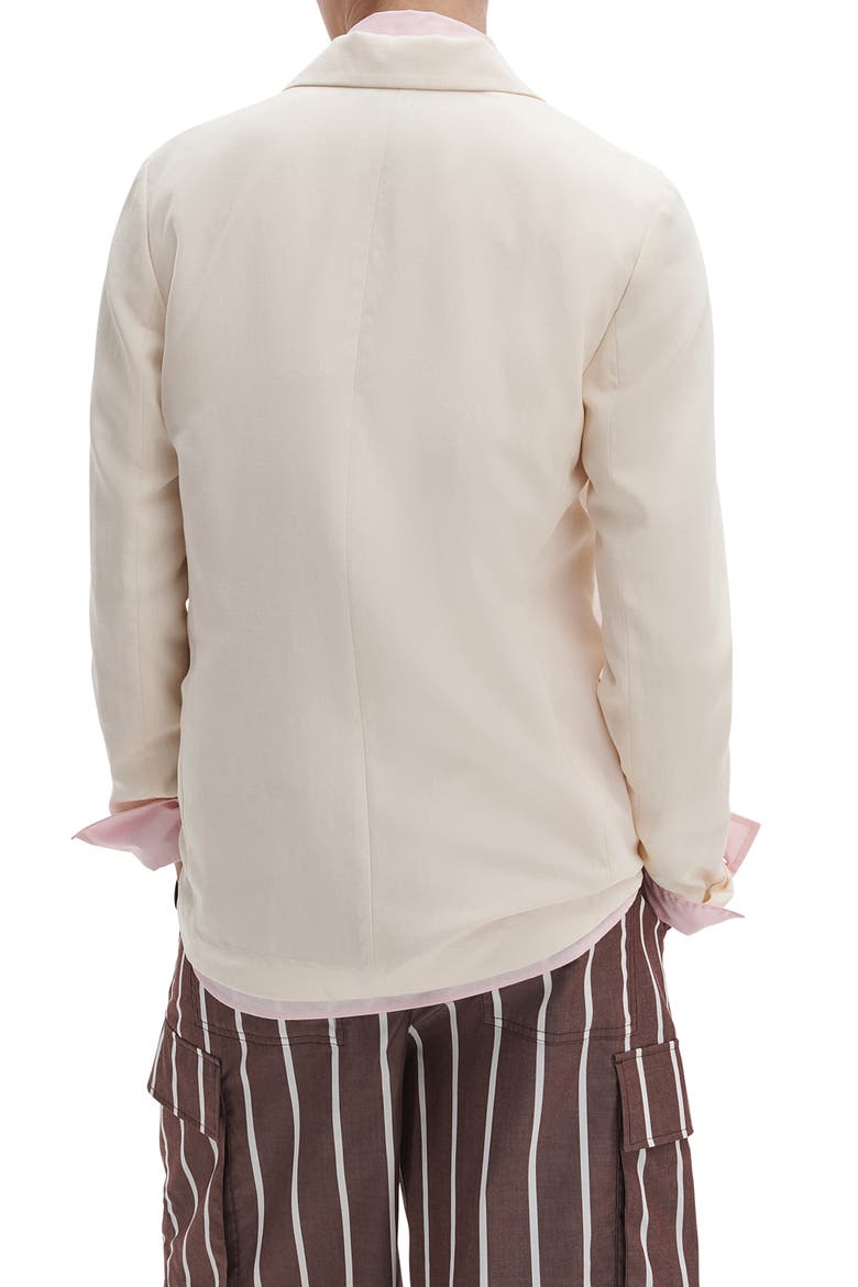 Jennie One-Button Blazer, Alternate, color, IVORY