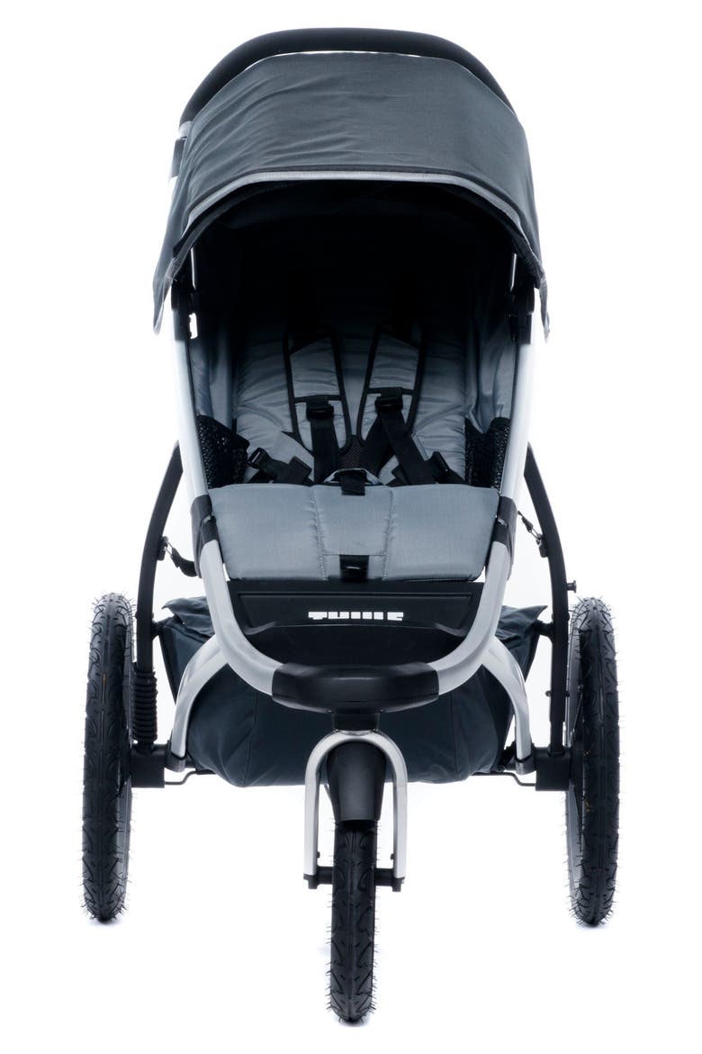 Urban Glide Jogging Stroller with Snack Tray & Cup Holder Console, Main, color, DARK SHADOW