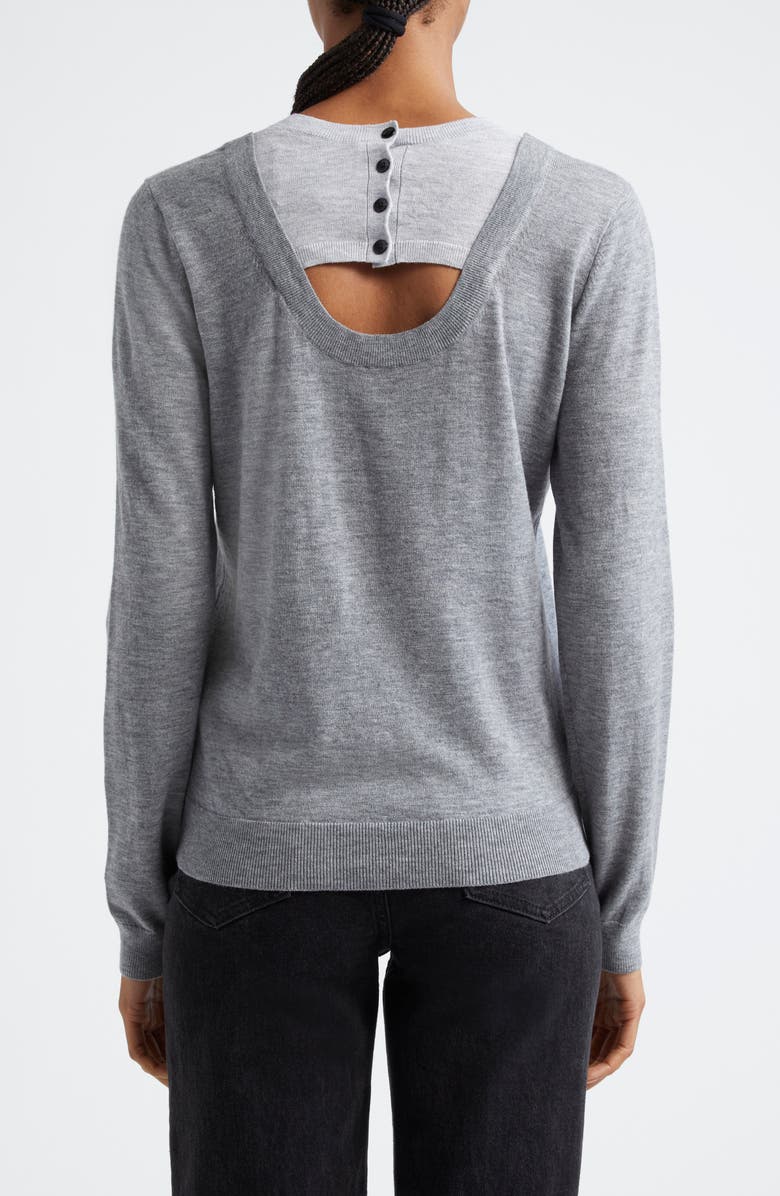 3.1 Phillip Lim Layered Wool Sweater, Alternate, color,