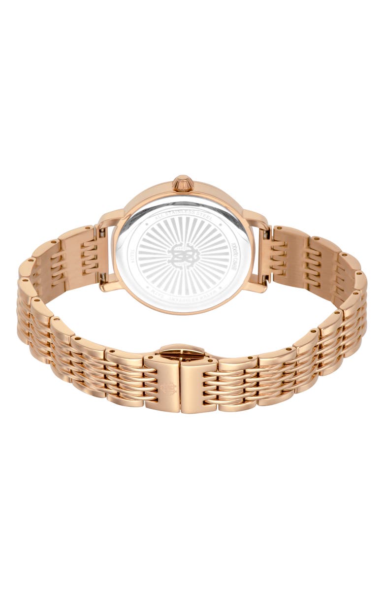 Roberto Cavalli Bracelet Watch, 32mm, Alternate, color, Rose Gold