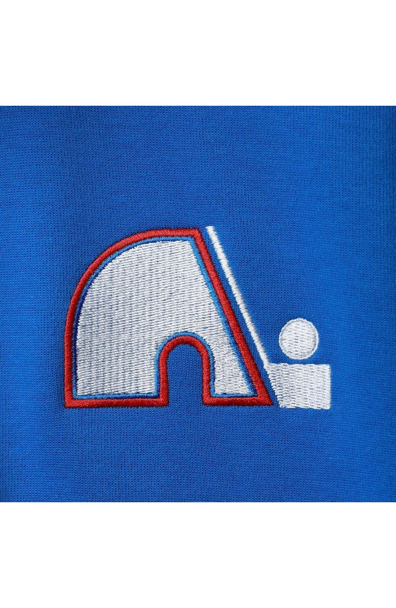adidas Men's adidas Blue Quebec Nordiques Team Classics Full-Zip Track Jacket, Alternate, color, 