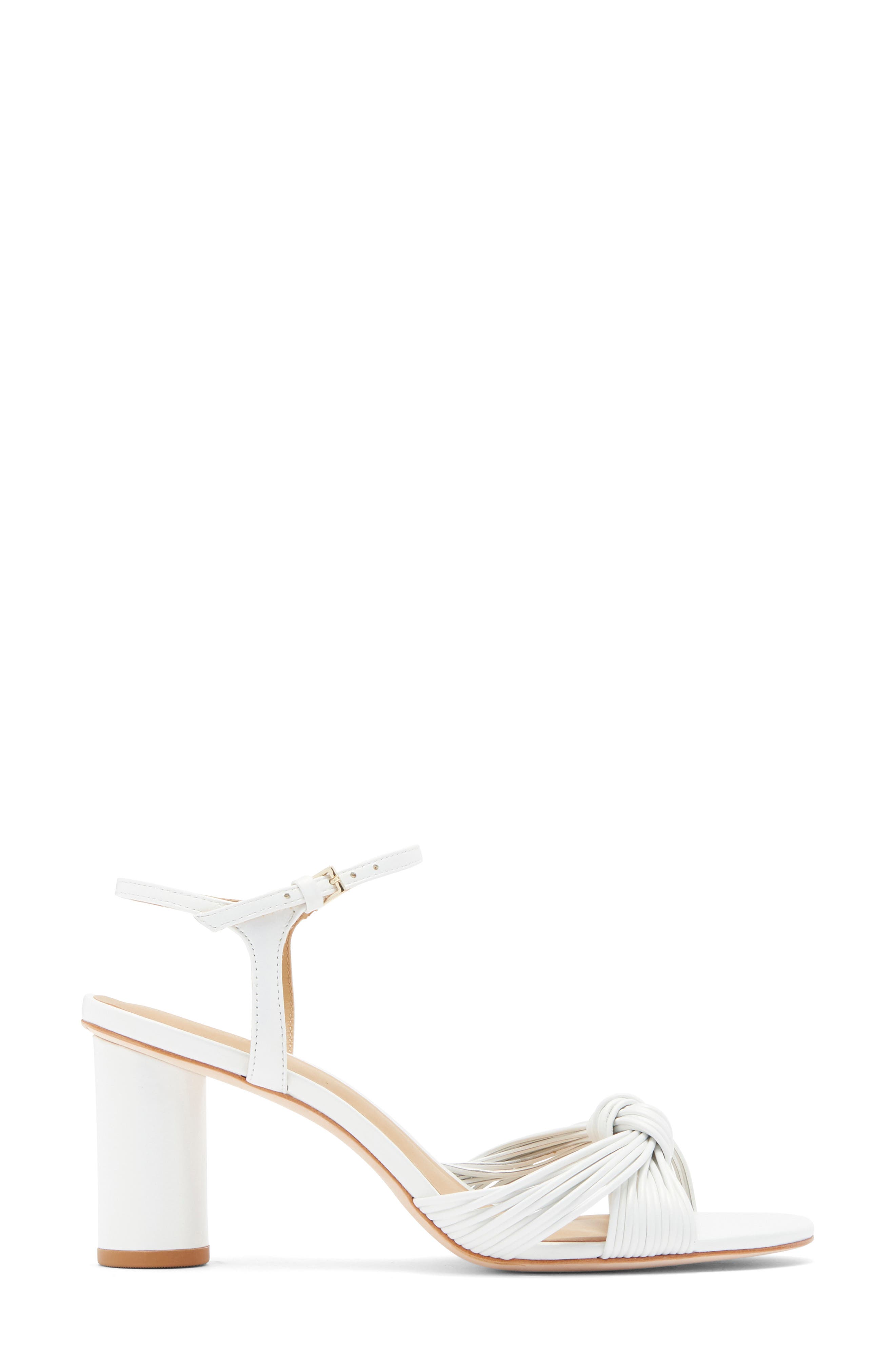 Reformation Petra Ankle Strap Cylinder Heel Sandal, Alternate, color, 