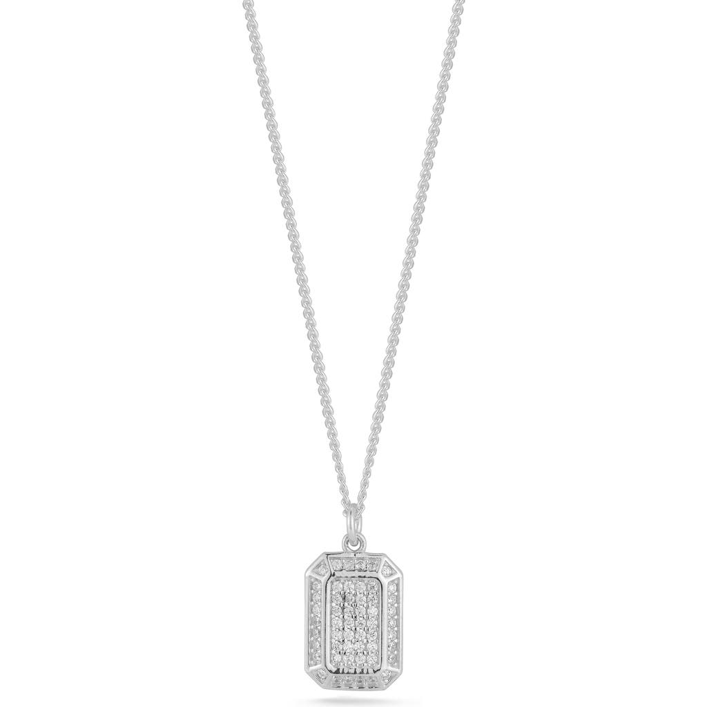 Sphera Milano Pavé Pendant Necklace In Silver